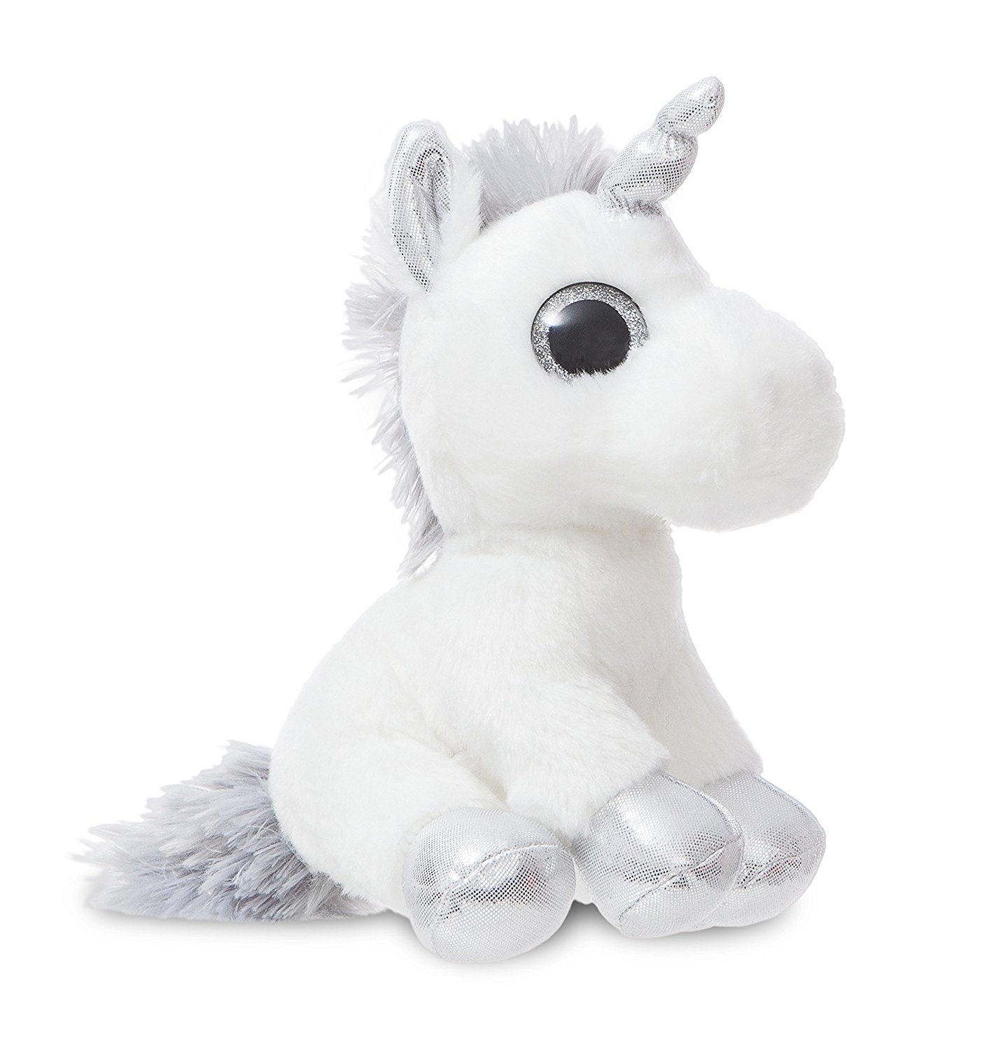 Aurora, 60835, Sparkle Tales, Sparkle Unicorn, Soft Toy, 7In, Soft Toy, Silver