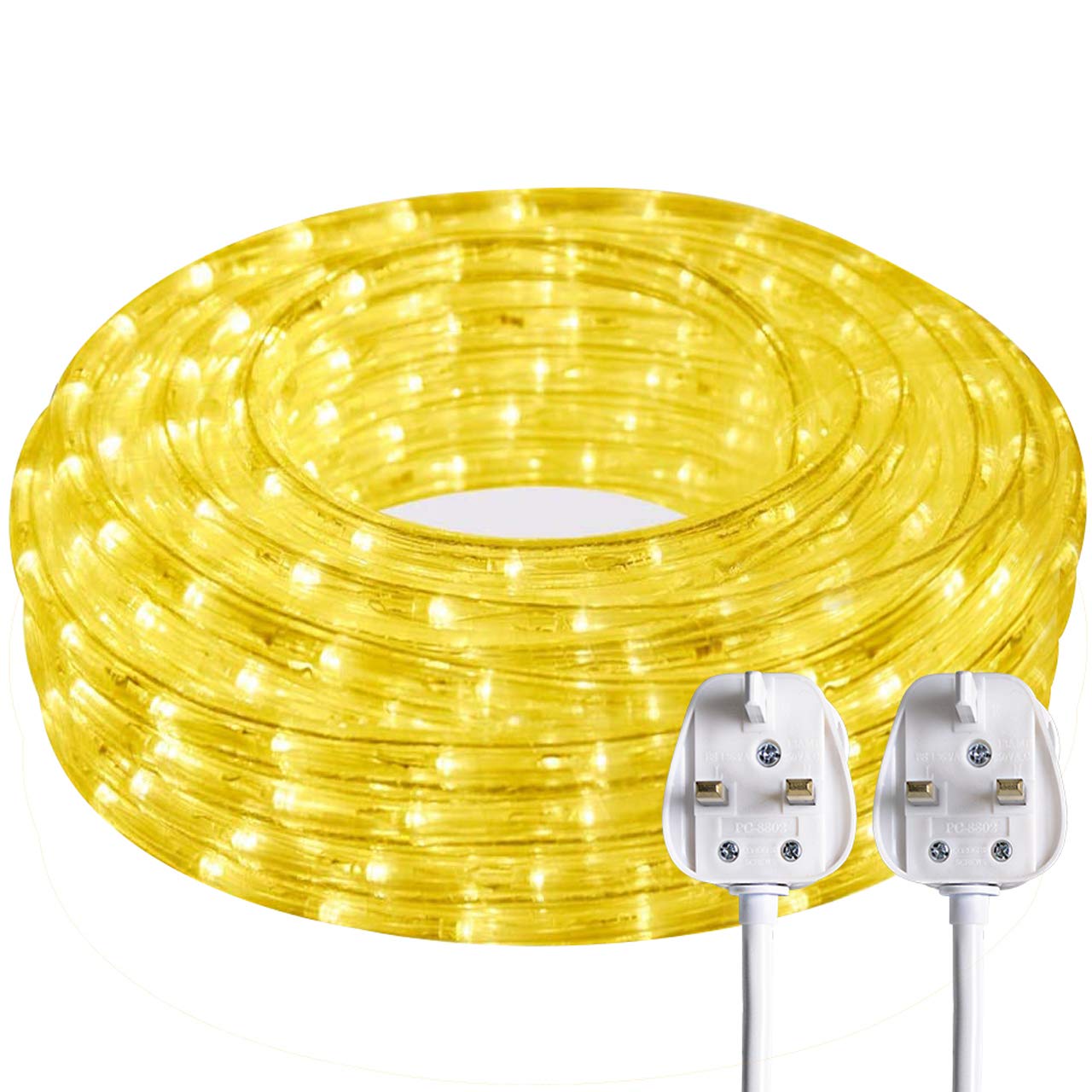 Buy 540 LEDs 220V LED Rope Light Mains Powered Ourdoor 50ft Warm White