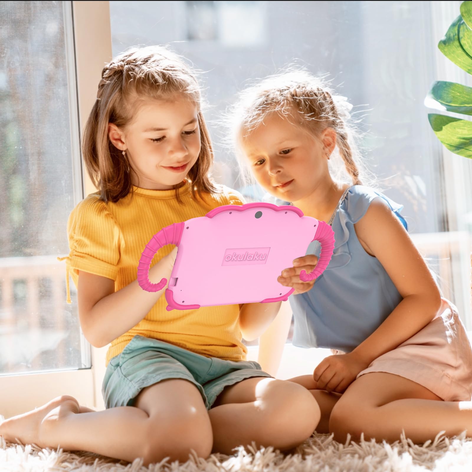 Tablet Android da 7 Pollici per Bambini 3-14 Anni - 32 GB con Custodia, Sicurezza, GMS Certified, WiFi, Bluetooth, Google Play Store - per Ragazze e Ragazzi