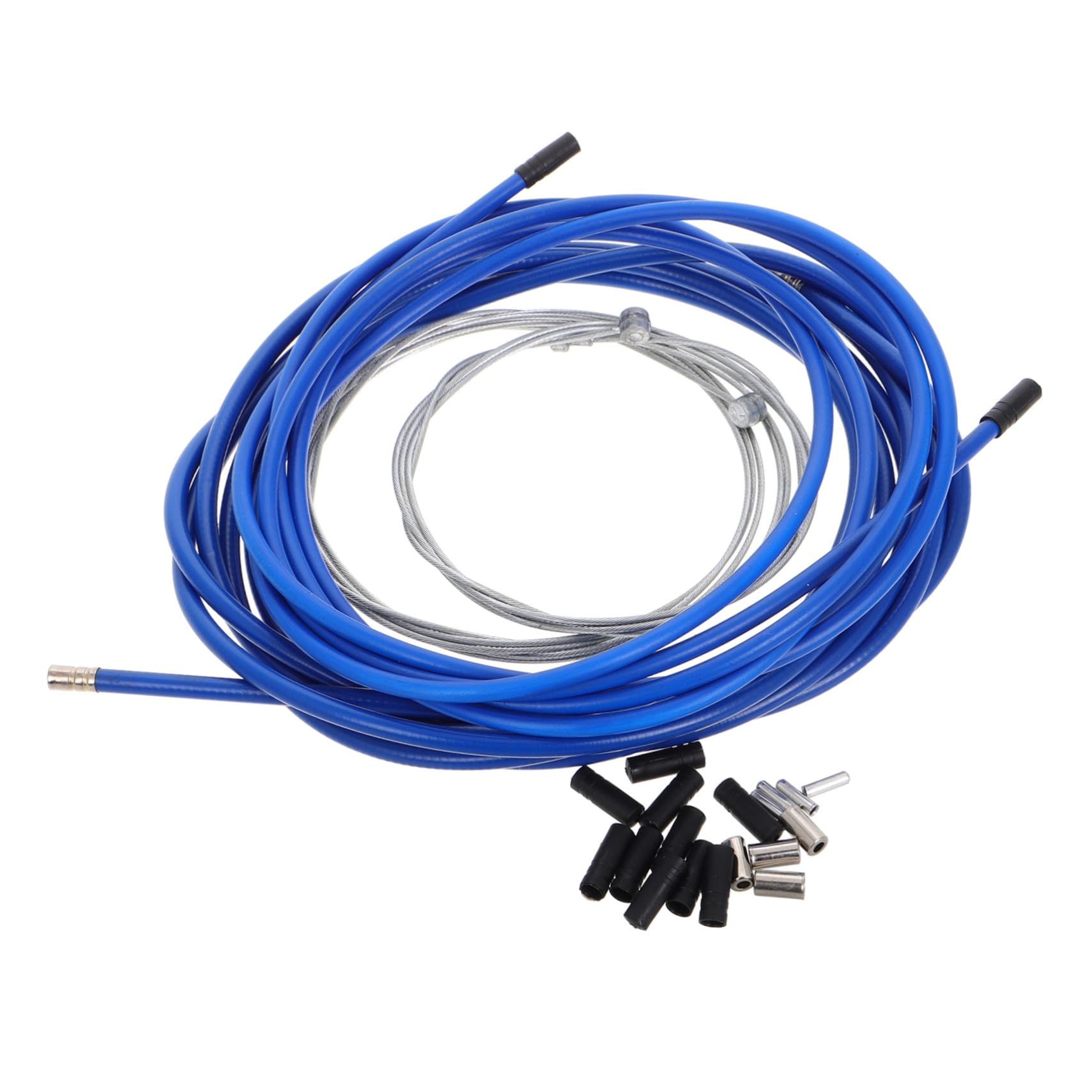 Toyvian 2sets Cavo Freno per Bicicletta Kit di Guaine per Cavi Freno con Tubi in Acciaio Inossidabile Adatto per Mountain Bike e Bici da Strada di Tubi con Anima