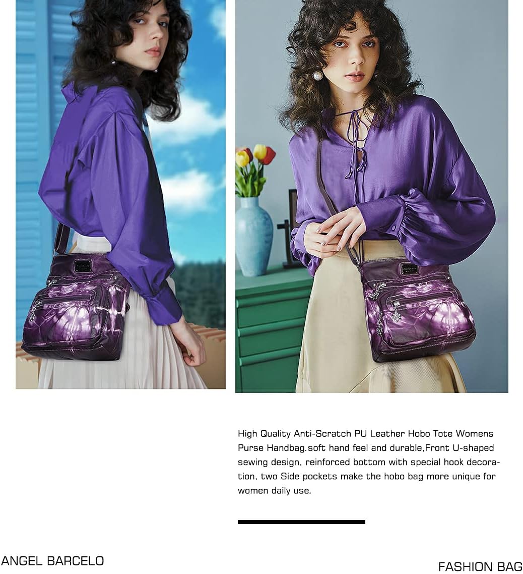 Angel Barcelo Crossbody Bags for Women,Ultra Soft Leather Purses for Women - Image 2