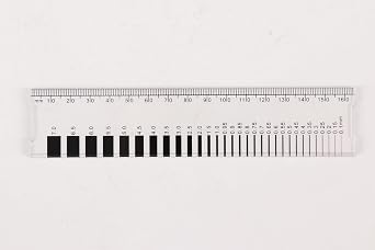 Gap Measure Crack Ruler, Concrete Crack Gauge Width Ruler, Pack of 1