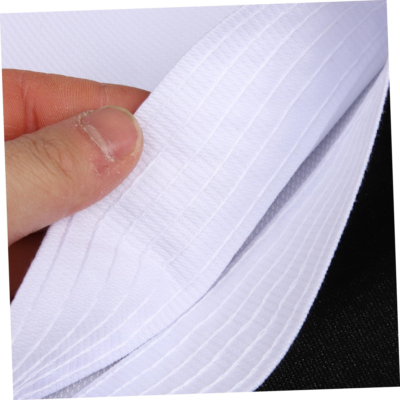 OUNONA Tenue De Karaté Unisexe Adulte en Tissu Respirant à Séchage Rapide pour Entraînement Taekwondo, Costume De Taekwondo Blanc Confortable pour Sports Martiaux, Taille 160 Cm