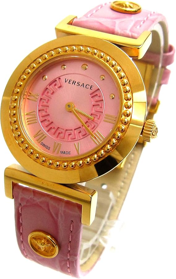 Amazon ヴェルサーチ Versace 腕時計 P5q ヴァニティー ゴールド ピンク 未使用 Watch レディース 中古 レディース 腕時計 腕時計 通販