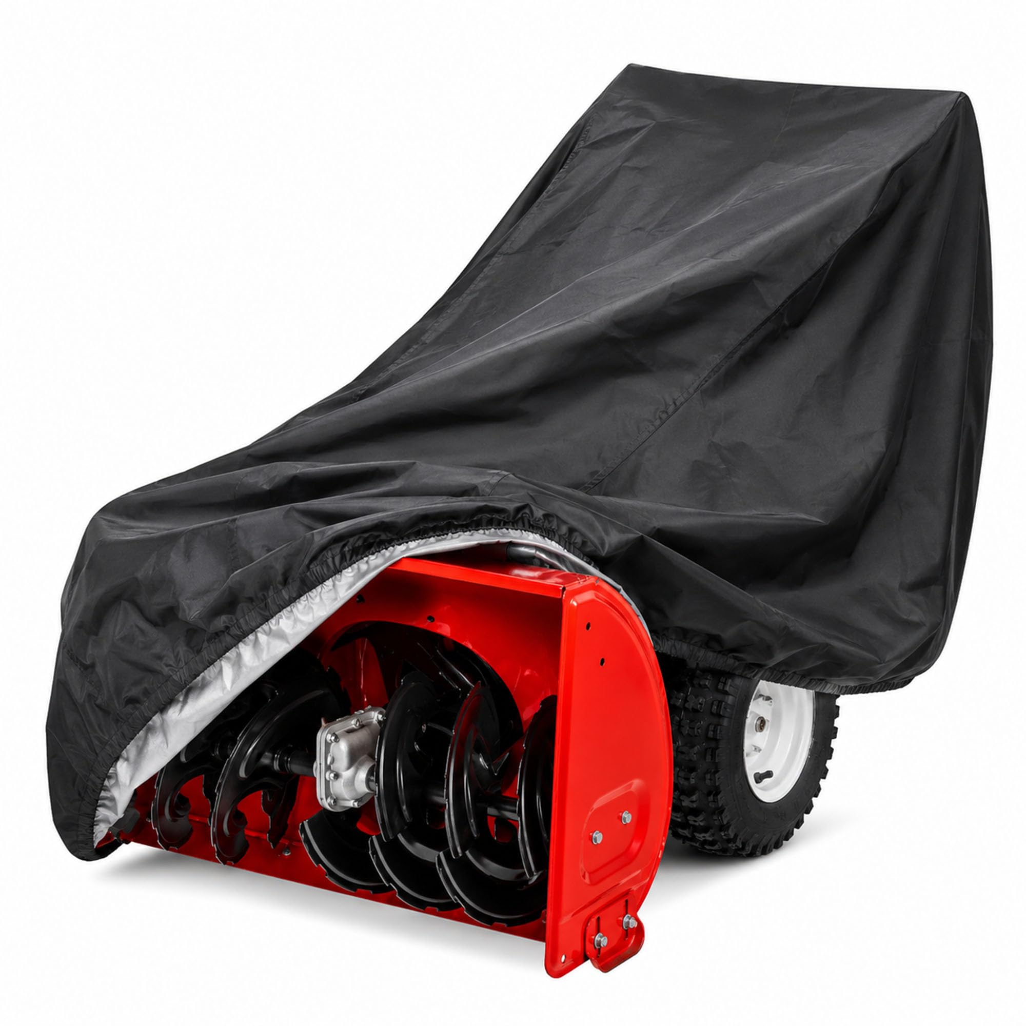 Funda Quitanieves para Honda HSS1380 420D Impermeable Cubierta Protectora con Revestimiento Plateado Resistente a Rayos UV Climáticas