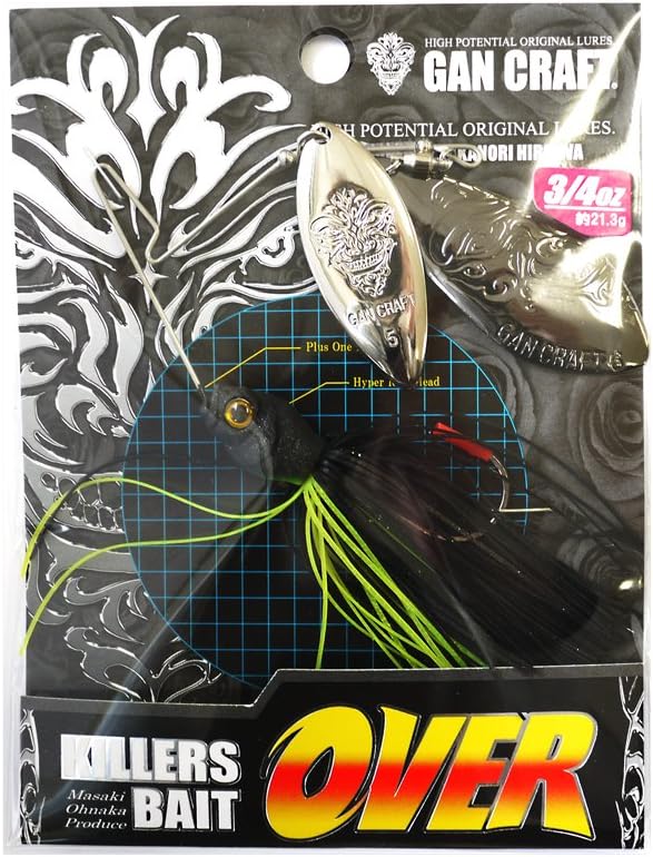 Gan Craft Killers Bait Over 3/4 Oz Spinnerbait 10 (3156)