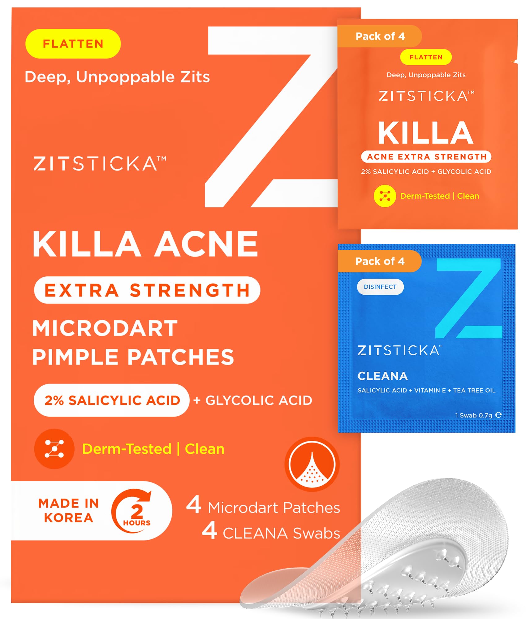 プラピール3set＋TOKSTICK Amazon.com: ZitSticka Extra Strength Killa Acne Microdart Patches
