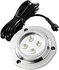 1li set su altı aydınlatması, su geçirmez IP68 havuz ışığı, yuvarlak, 80 lm, 10 W LED gölet aydınlatması, su altı spotu, tekneler, akvaryum, çeşme veya gölet için, 12 V güç kaynağı ile, mavi [Enerji Sınıfı G]