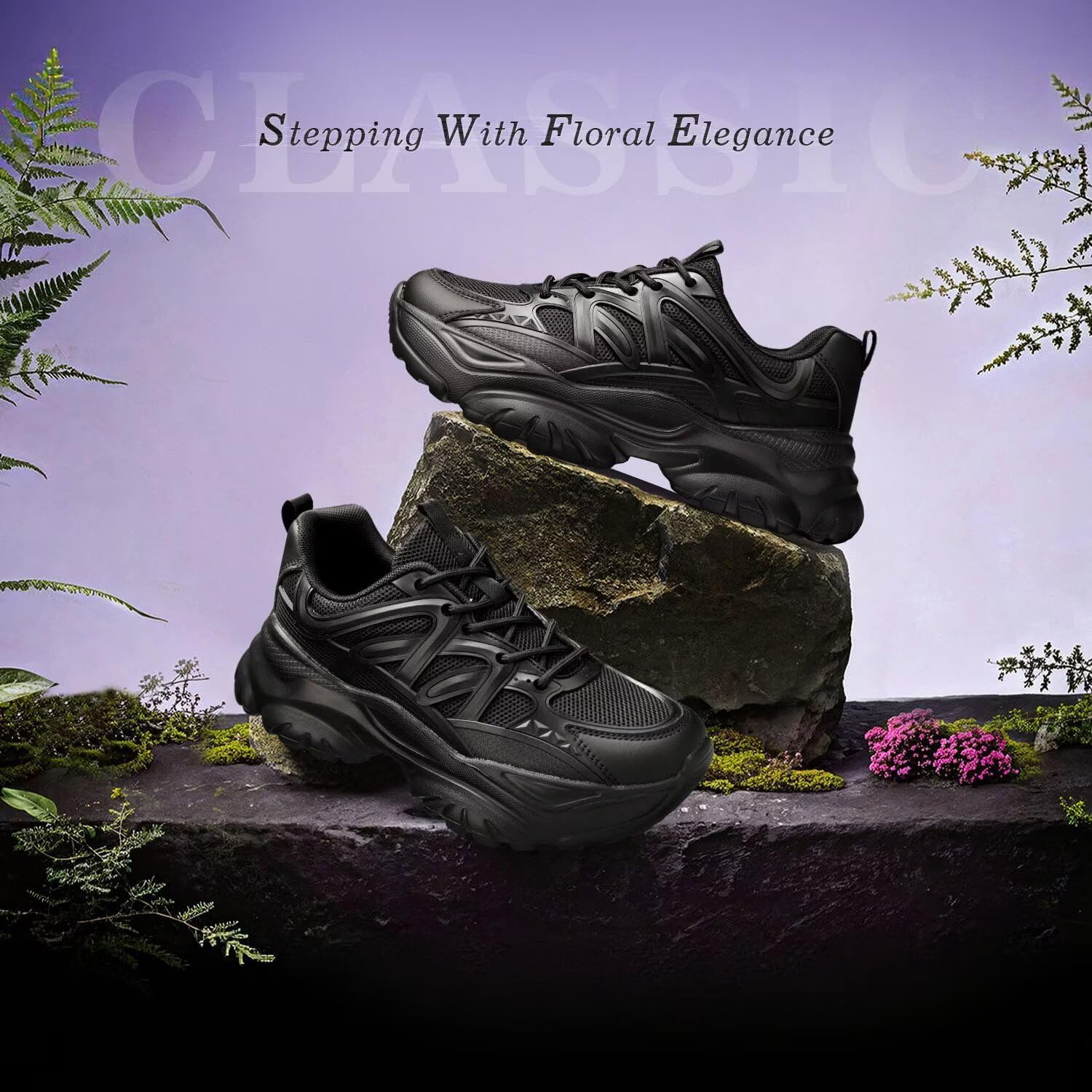 Women's Road Running Shoes Non Slip Ladies Walking Fashion Athletic Chunky Sneakers Work Gym Comfort Lightweight Mesh Soft Sole - Image 4