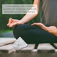 Vista 321 de Amazing Gemstone Amethyst Pyramid Crystal Healing Stones - 2" Great Pyramid Figurine of Natural Stone Pyramid for Meditation, Reiki, Chakra