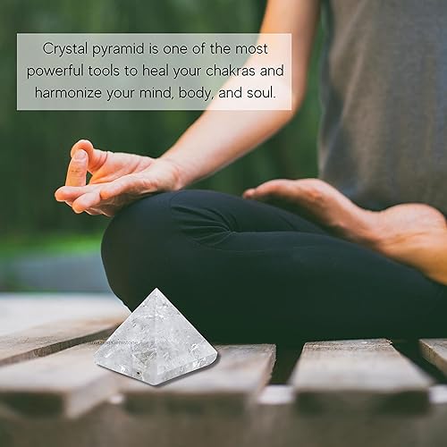 Miniatura 358 de Amazing Gemstone Lapis Lazuli Pyramid Crystal Healing Stones - 2" Great Pyramid Figurine of Natural Stone Pyramid for Meditation, Reiki, Chakra