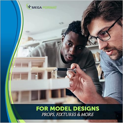 Miniatura 8 de Mega Format Hojas de plástico de PVC expandido  Hoja blanca rígida de 10 x 10 pulgadas para manualidades, señalización y exhibiciones  Sintra,