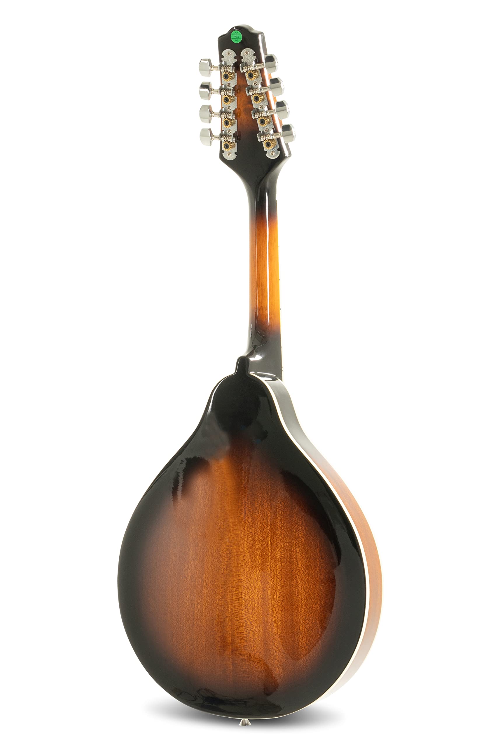 GEWA E-Akustik Mandoline A-1 Select - Fichtendecke - Boden/Zarge Mahagoni - Tonabnehmer mit Volumen- und Tonregler - Inkl. Premium Koffer - Vintage Sunburst Hochglanzlackierung