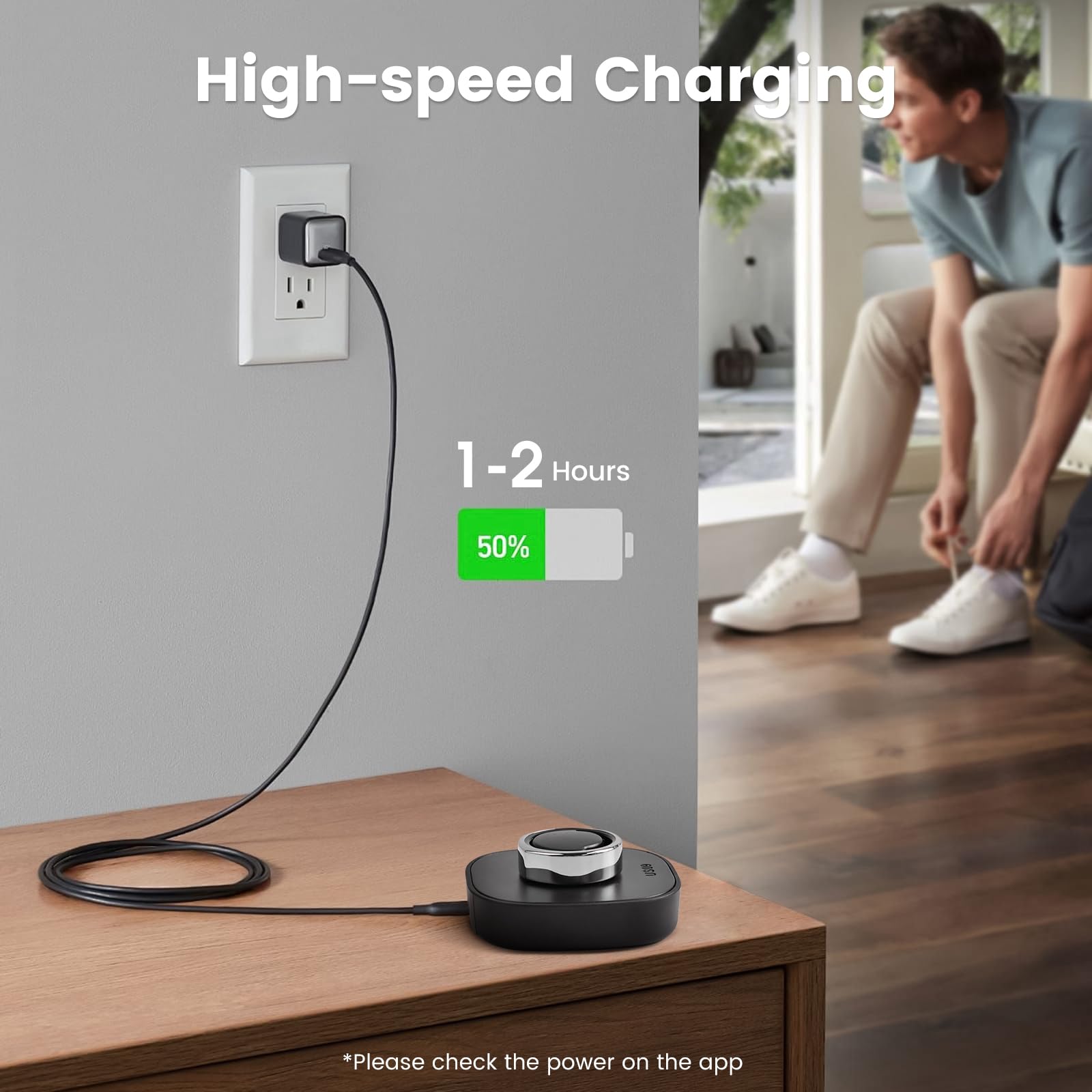 Schneller Ladedock Für Oura Ring Gen3 – Inklusive USB-C Kabel, Perfekt Für Gen3 Heritage/Horizon (Größe 12)
