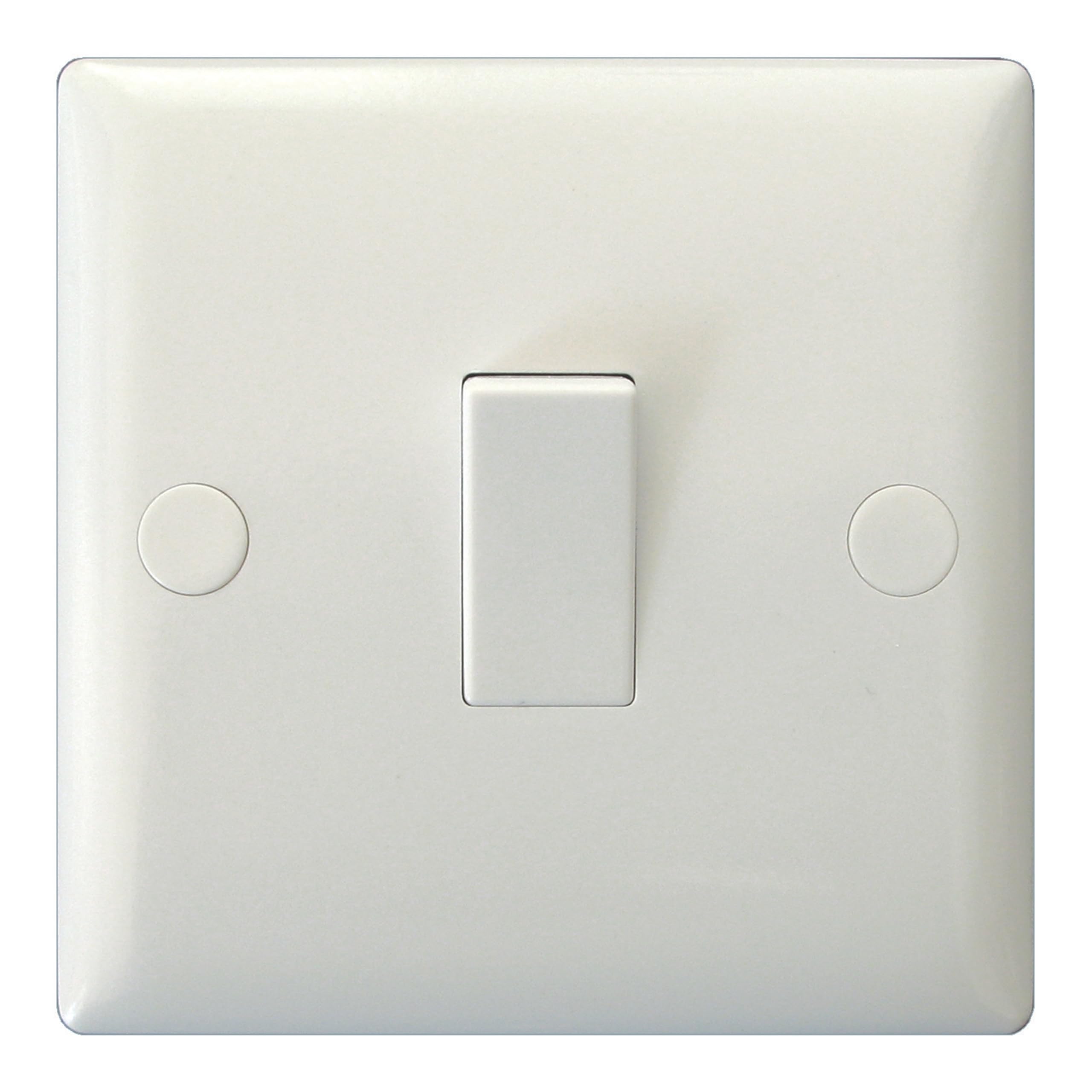Varilight Polar White 1-Gang 10A Intermediate Rocker Switch
