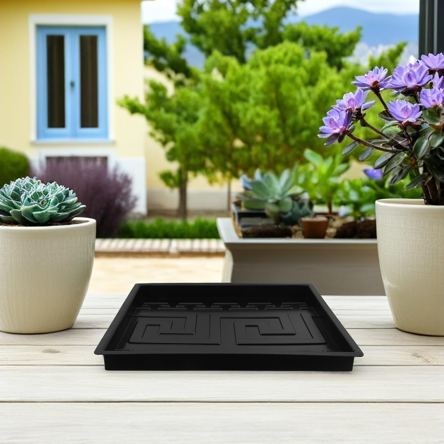 Reusable Concrete Path Mold and Brick Mould for Garden Walkways, Plastic Cement Paver Mold Decorative Wall Patterns, Outdoor Landscaping Stone Form for Patio and Lawn