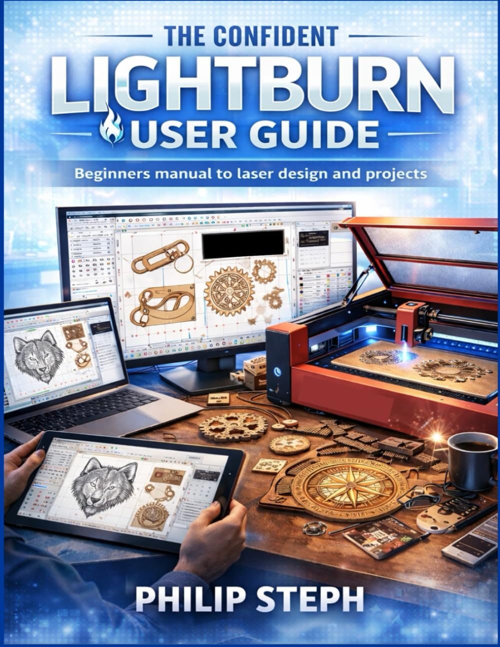 The confident lightburn user guide: Beginners manual to laser design and projects
