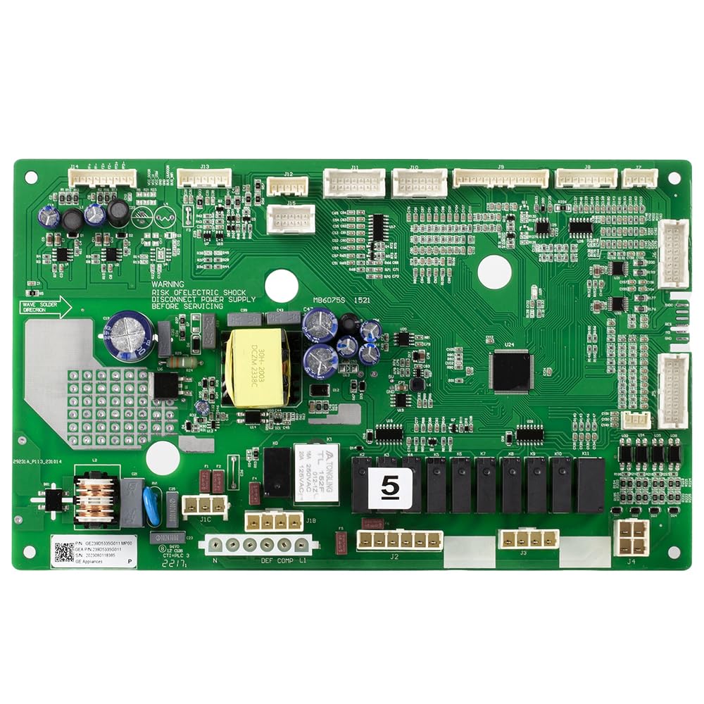 WR55X38248 Refrigerator Main Control Board for GE, Replacement Part WR55X11124 WR55X11147 WR55X11149 WR55X11154 WR55X11169 WR55X11173 WR55X11174 WR55X11175 WR55X11176 etc.