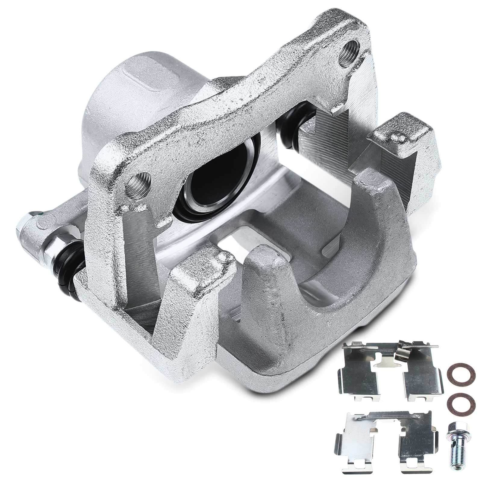 A-Premium Disc Brake Caliper Assembly with Bracket Compatible with Select Toyota Models - RAV4 2006 2007 2008 2009 2010 2011 2012 - Rear Left Driver Side