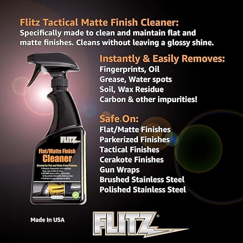 Miniatura 5 de Botella aerosol de limpiador con acabado mate Flitz Flat