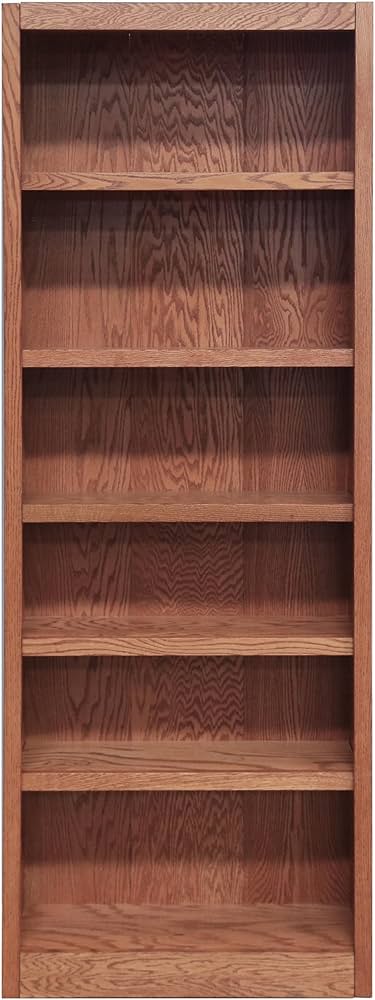 【送料無料】Collection Shelf / BROWN Amazon.com: Concepts In Wood Midas Six Shelf Bookcase 84