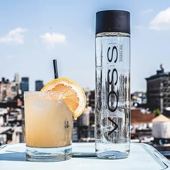 Voss Sprakling Water - Pack of 2 Bottle, 2 x 800 ml