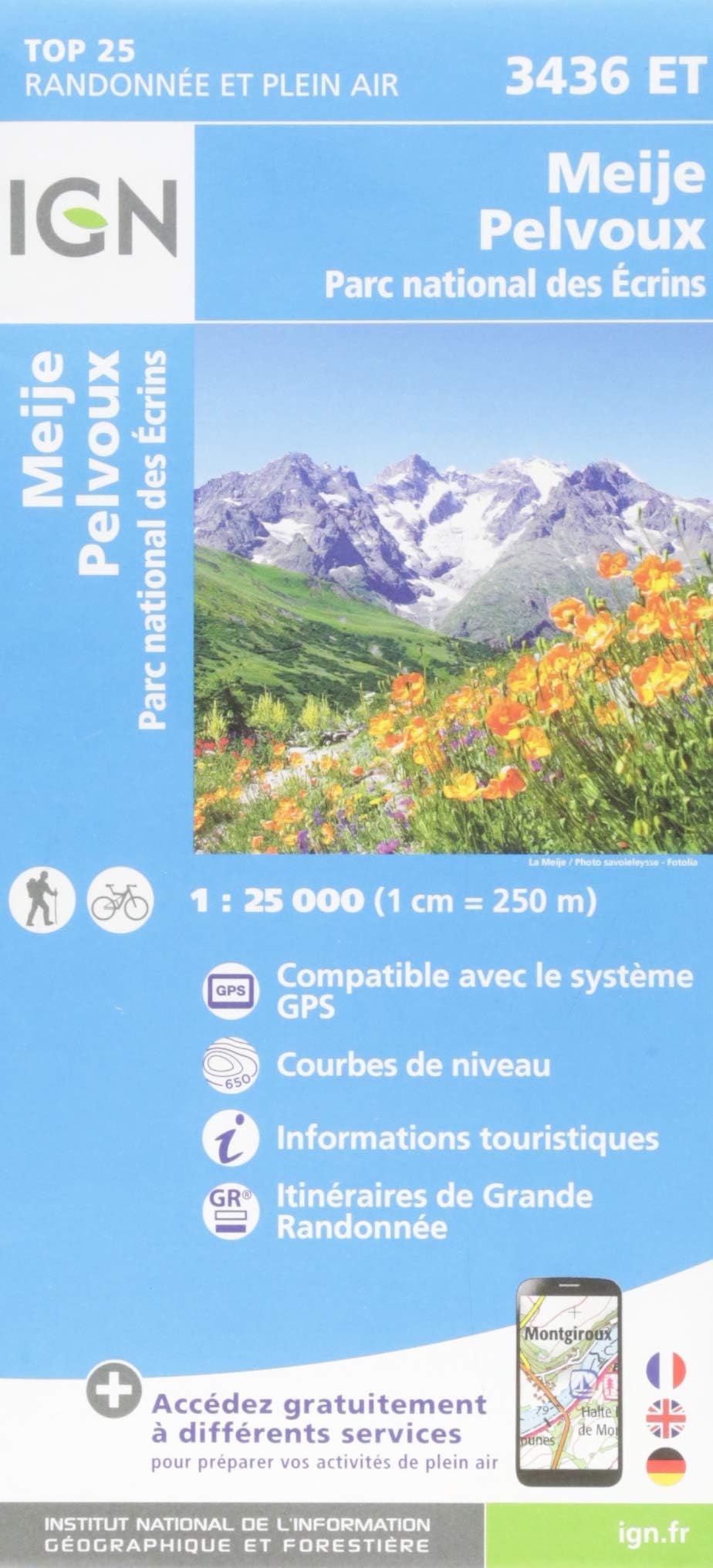 3436ET MEIJE, PELVOUX PN DES ECRINS / RECTO (French Edition)