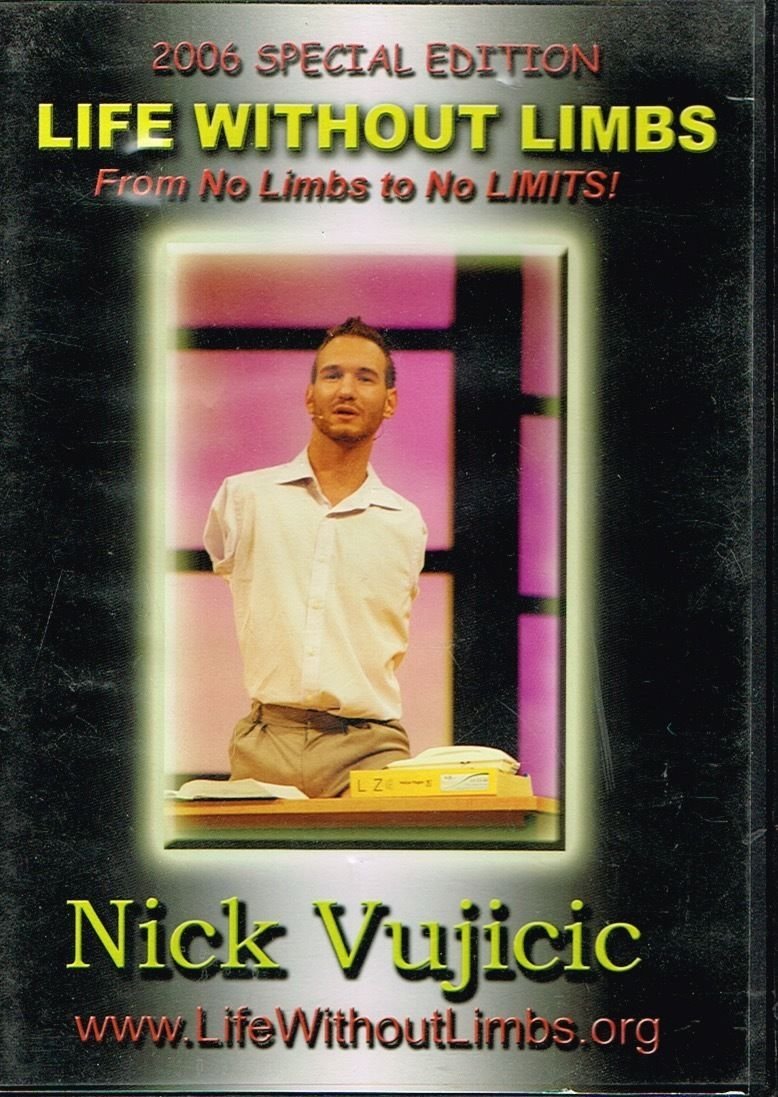 Life Without Limbs DVD 2006 para Talleres de Liderazgo y Crecimiento Mental