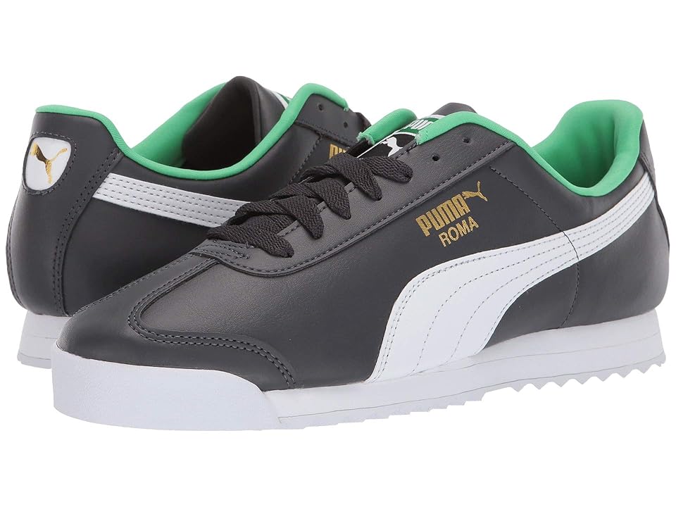 

PUMA Roma Basic + (Asphalt/Puma White) Men's Shoes, Black