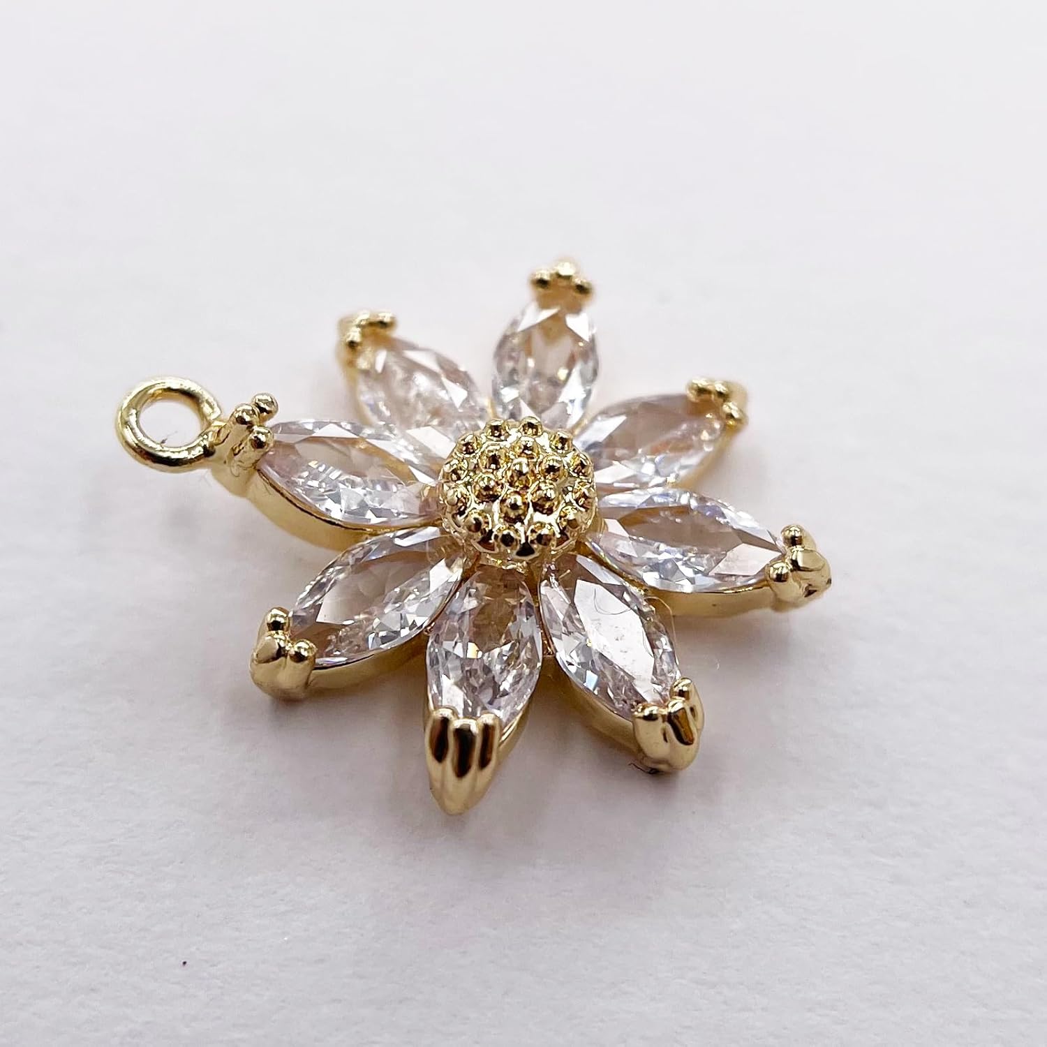 Crystal Zirconia Gold Plated Brass Charms for Jewelry Making Bracelet Necklace Earring Pendant Craft Supplies DIY Accessories - Image 6