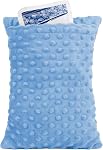 Abdominal Surgery Pillow with Pocket, Hysterectomy Pillow, Lumpectomy Recovery Pillow for Women, Small Pillow for Travel (Grey)