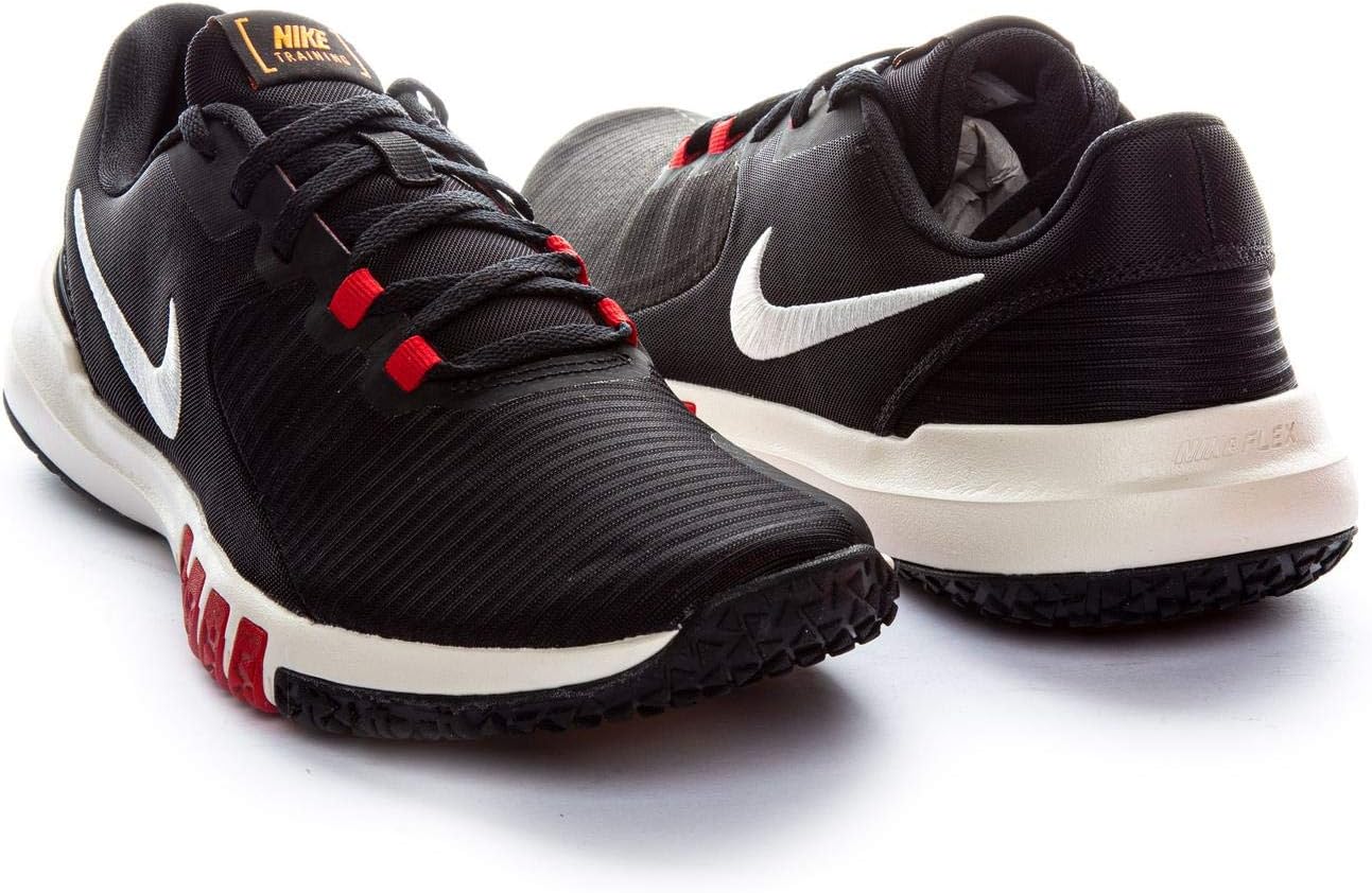 Nike Men's Nike Flex Control TR4 Athletic Shoe, Black/Solar-University RED-Total Orange-Pale Ivory, 10 Regular US - Image 8