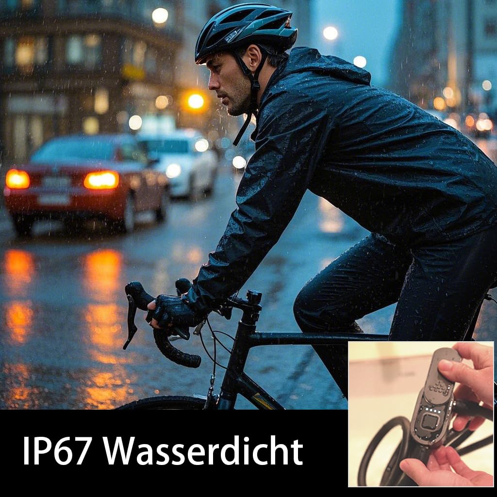 Candado de cadena para bicicleta con llave eLinkSmart impermeable Bluetooth App Bike Lock (100 cm de longitud 8 mm de diámetro) para bicicleta, scooter, moto, portón