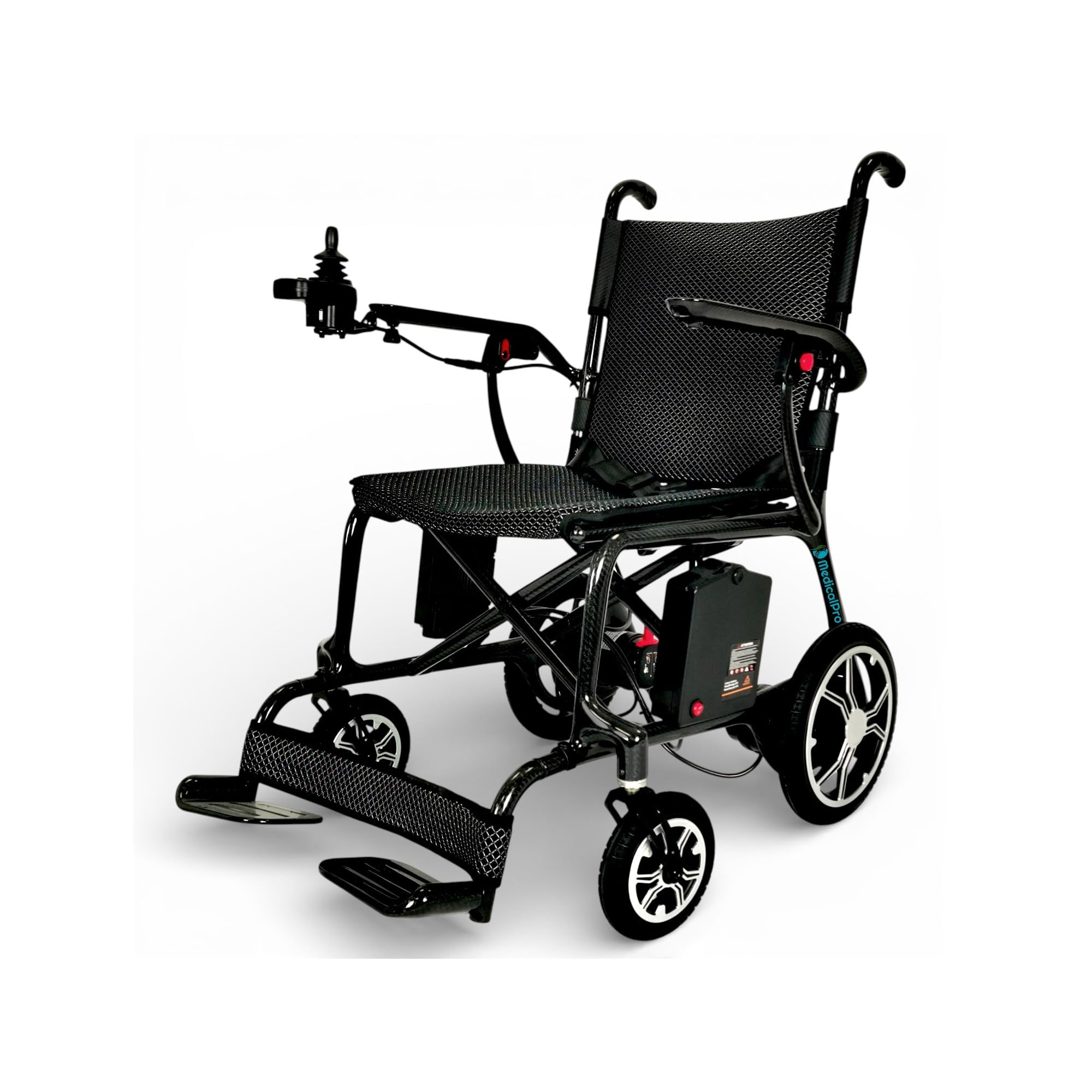 Silla de Ruedas Eléctrica MedicalPro S800 Plegable de fibra de carbono