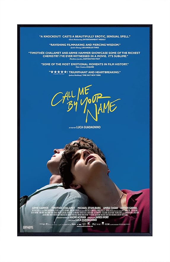 All the Movies and Series Arriving on HBO Max from April 13 to 19 9 XIHOO Timothee chalamet Call My by Your Name armie Hammer Limited Poster Frameless Gift 12 x 18 inch(30cm x 46cm)