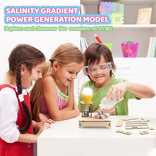 Miniatura 6 de Poraxy STEM - Kits de ciencia para niños de 8 a 10 a 12 años, 5 juegos de rompecabezas de madera 3D, juguetes para edades de 8 a 13 años, kits de