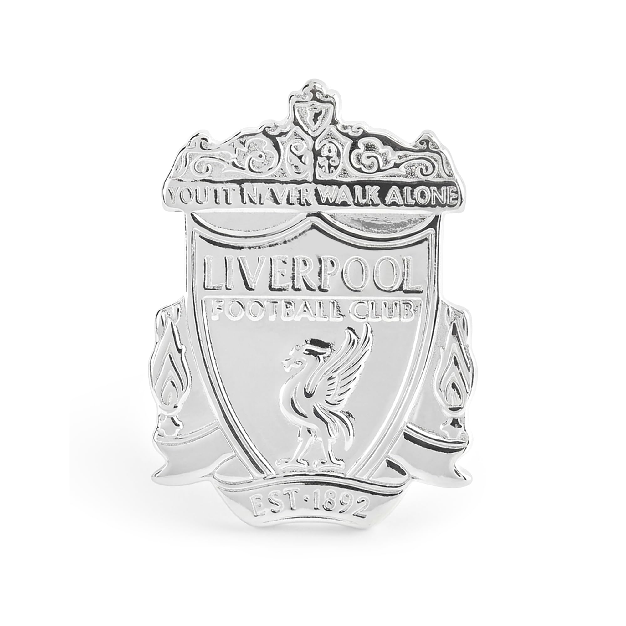 Official Liverpool Sterling Silver Crest Cufflinks - 925 Hallmarked Licensed Gift for Weddings
