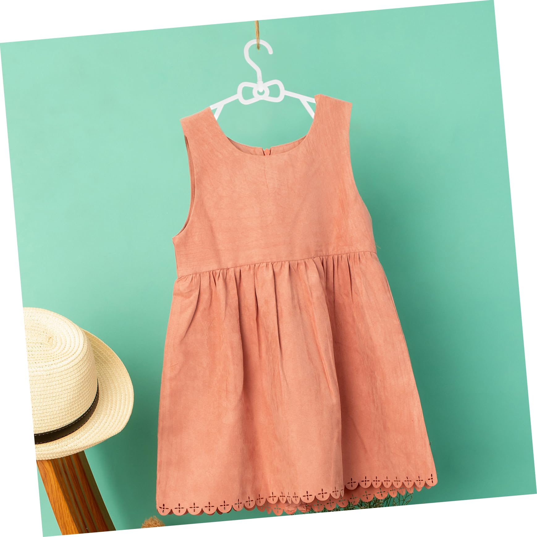 OUNONA 20piezas Perchas para Ropa Infantil Soporte Resistente para Secado De Ropa De Perchas Antideslizantes Hogar y Tienda