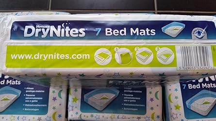 Huggies DryNites Bed Mats hochabsorbierende Lit einlagen, Lot de 12