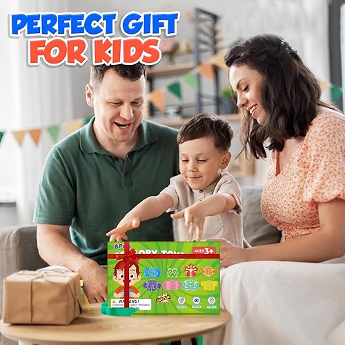 Miniatura 7 de Juguetes sensoriales esponjosos para niños, paquete de 8 juguetes sensoriales para personas con autismo, niños con necesidades especiales, juguetes