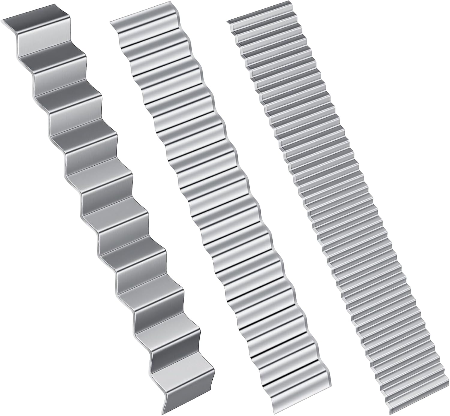 Sorcristy 3 Pieces Wave Blades Polymer Clay Cutters, Premium