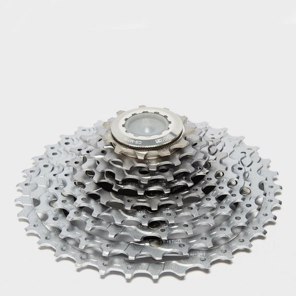 SHIMANO Deore XT CS-M770 Cassette 9-Fois, Silver