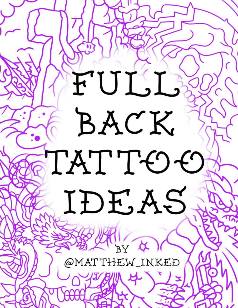 Modèle tatouage dos complet @matthew_inked flash tattoo dos homme et femme