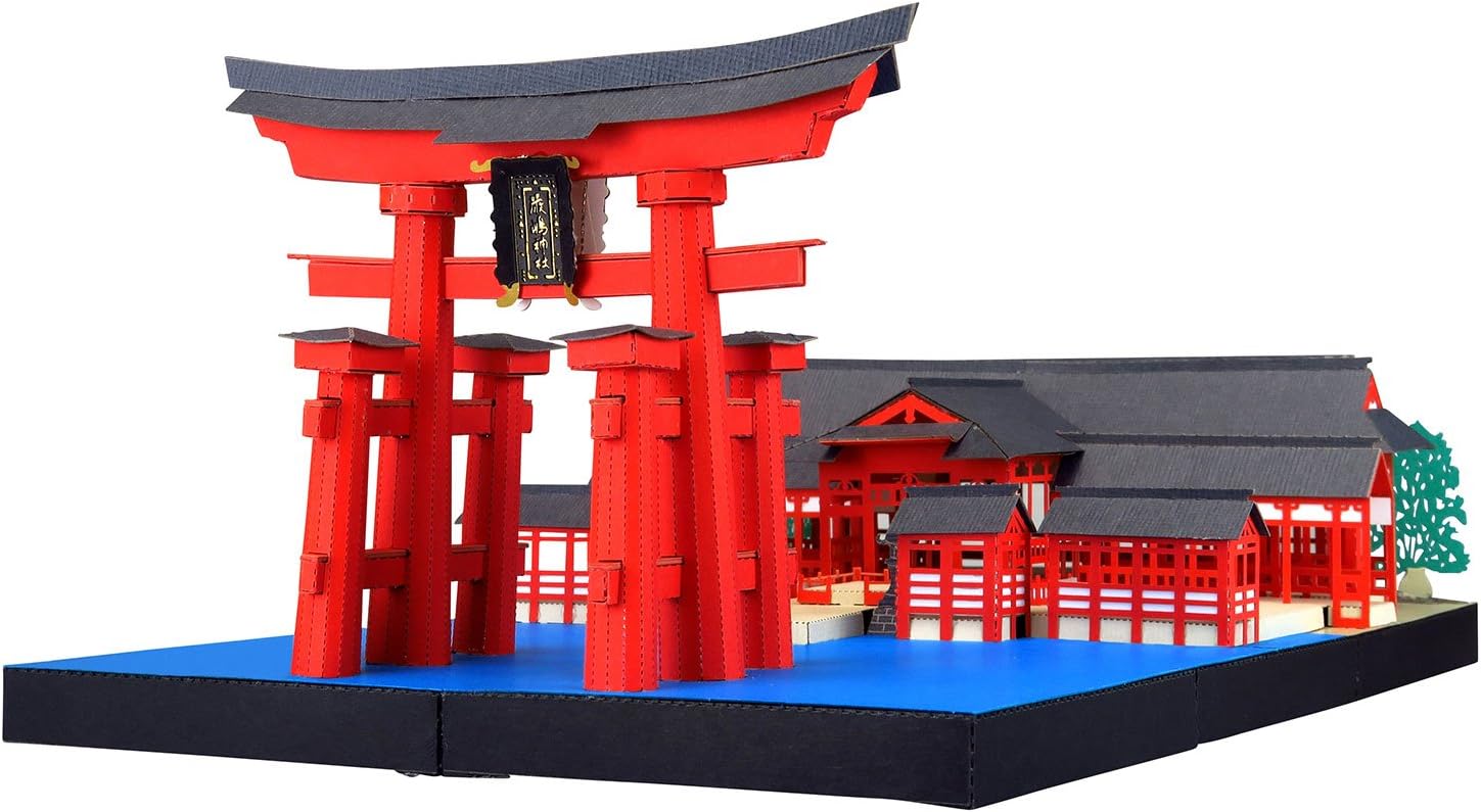Paper Nano Itsukushima Shrine Deluxe Building Set