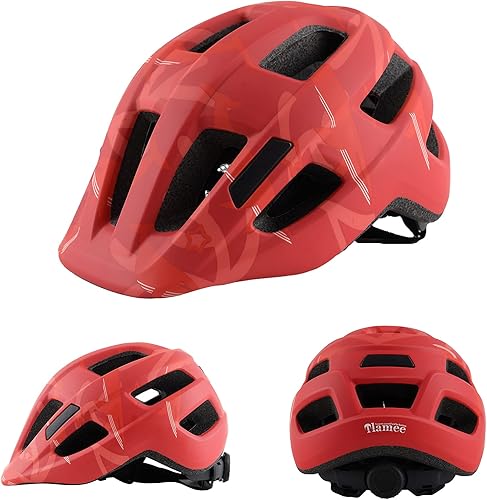 Miniatura 7 de Casco de bicicleta para niños de 1 a 8 años, cascos ajustables para niños y niñas, casco ligero para niños, ciclismo, scooter, deportivo, 18.9-21.3