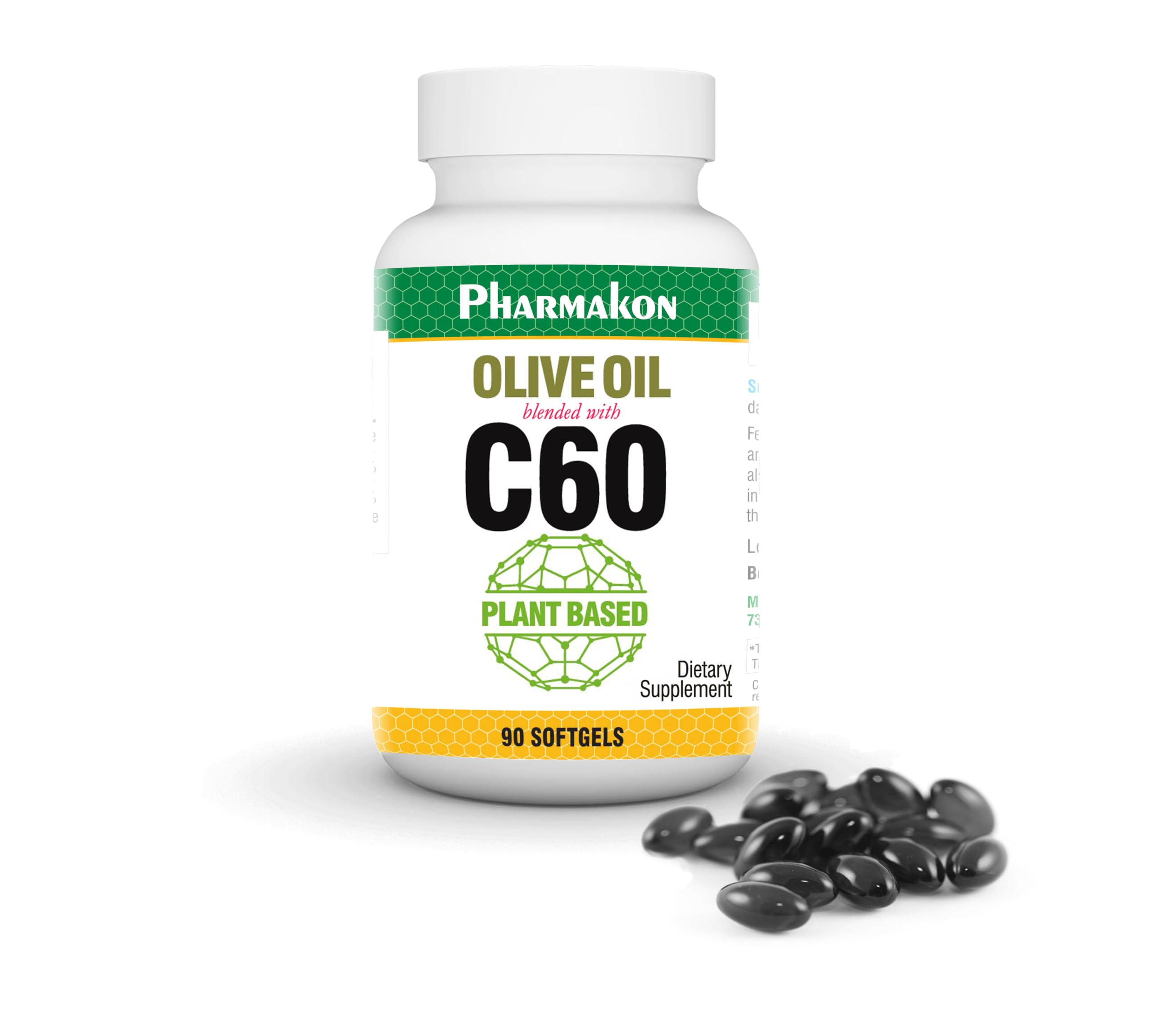 PHARMAKON C60 Enriched Olive Oil Capsules