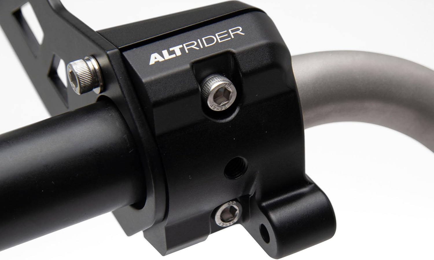 AltRider Upper Crash Bars Compatible with BMW R 1300 GS (Require AltRider Lower Crash Bar) 1 inch Stainless Steel Tubing, 4 Point Twist Resistant Mounting for Fairing & Radiator Protection - Black