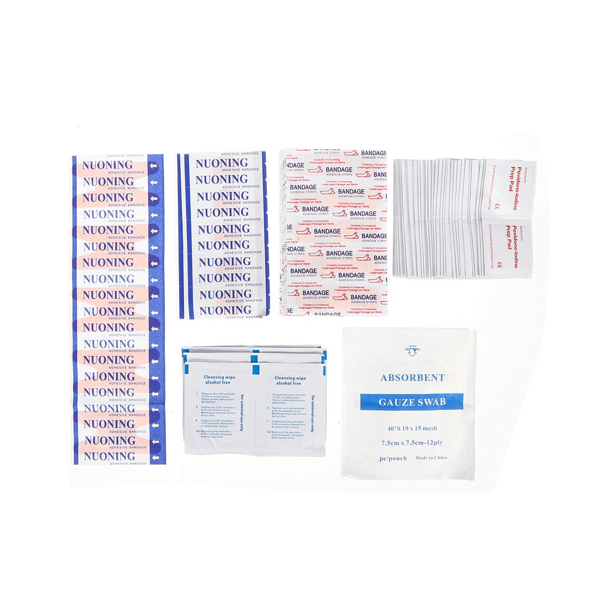 YONGYAO 215 stücke Erste Hilfe Satz Notfalltasche Home Auto Outdoor American Red Cross Guide Set