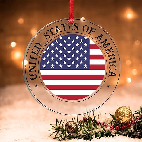 Vista 112 de Bandera de las Bahamas Adorno de árbol de Navidad para Navidad Bandera Nacional de Bahamas Decoración de árbol de Navidad Adorno colgante Adornos