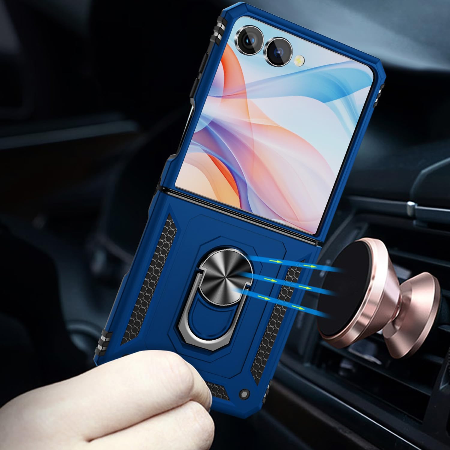 Amazon.co.jp: EDu Galaxy Z Flip7ケース リングケース ギャラクシー z
